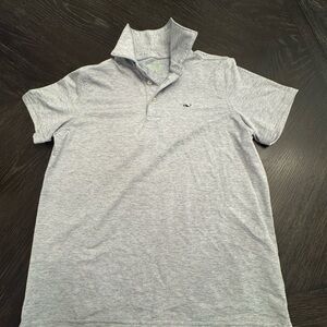Vineyard Vines Light Gray Polo Shirt